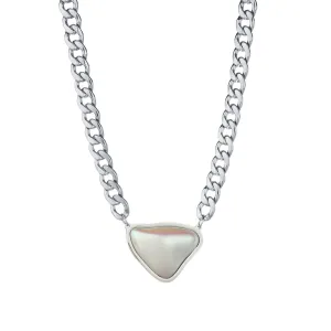 Heartbeat Steel Necklace by Planderful - Hip-Hop Street Style Jewelry for Men