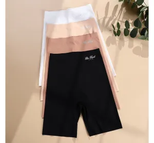 High Waist Lettering Print Seamless Under Shorts ZJ1