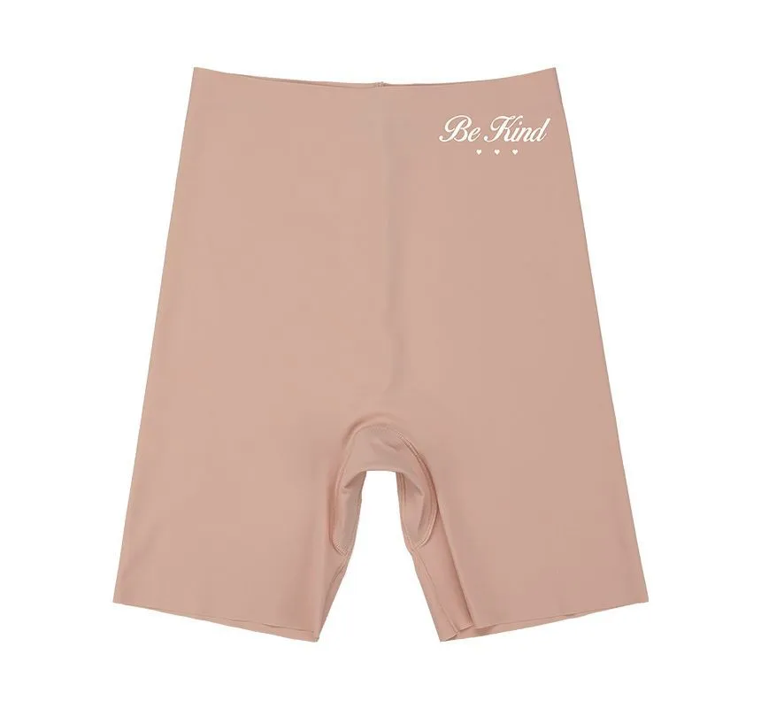 High Waist Lettering Print Seamless Under Shorts ZJ1