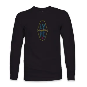 Las Vegas Lights FC Color Badge Cotton Long Sleeve T-Shirt - Black