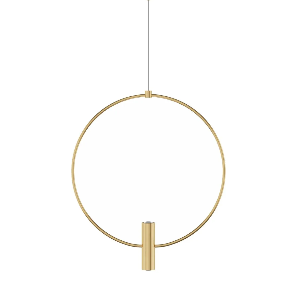 Layla LED pendant light 3000K monorail brass finish