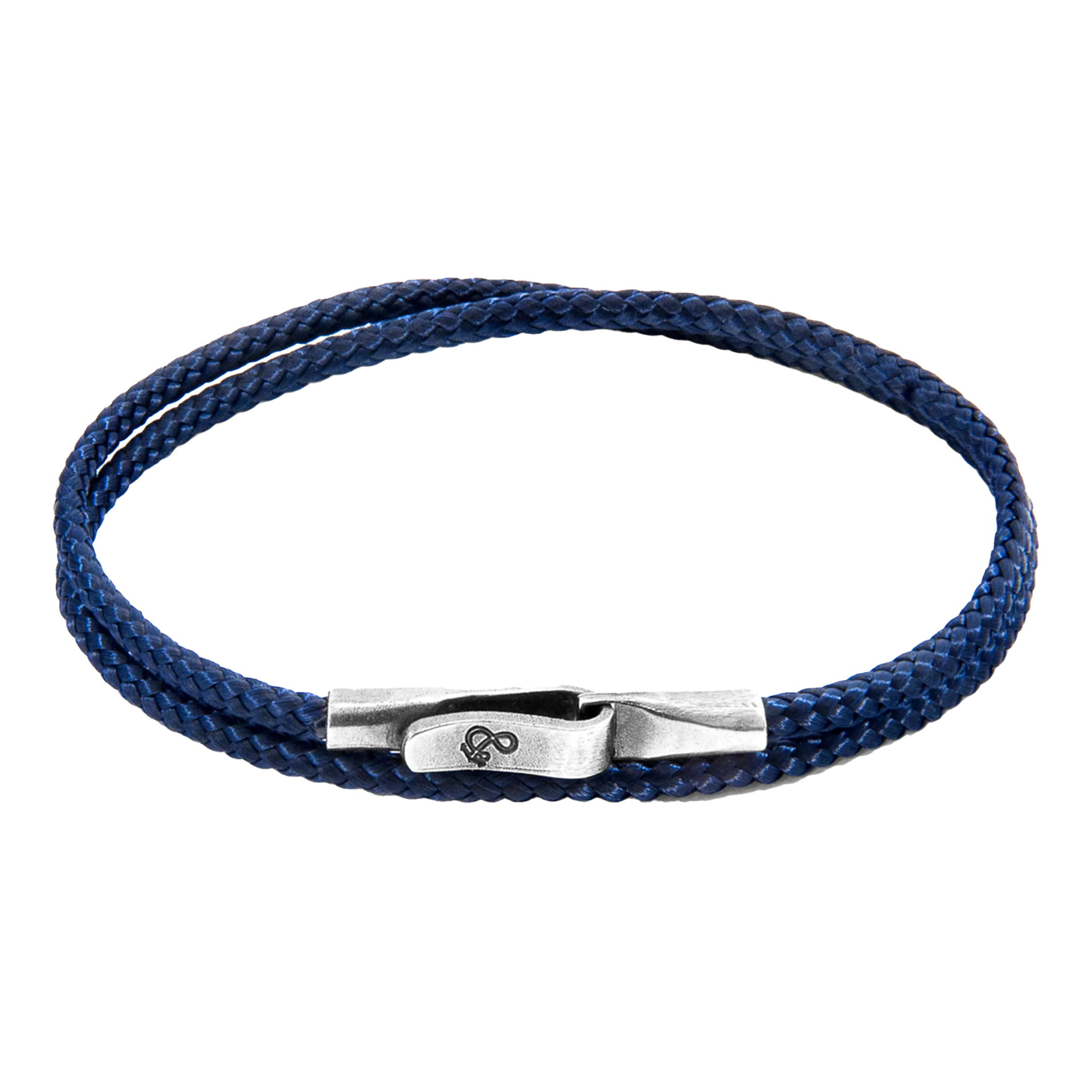 Liverpool Silver and Rope Bracelet