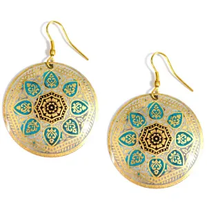 Matsya Disc Earrings