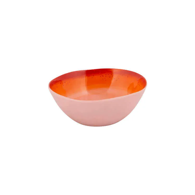 Melamine 12-delig Servies Halo Terracota