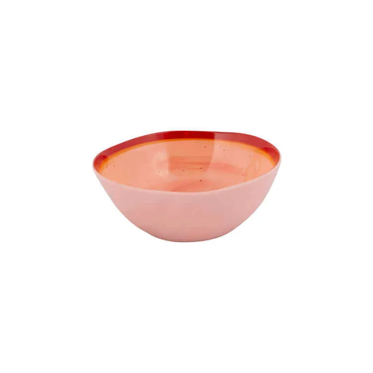 Melamine 12-delig Servies Halo Terracota
