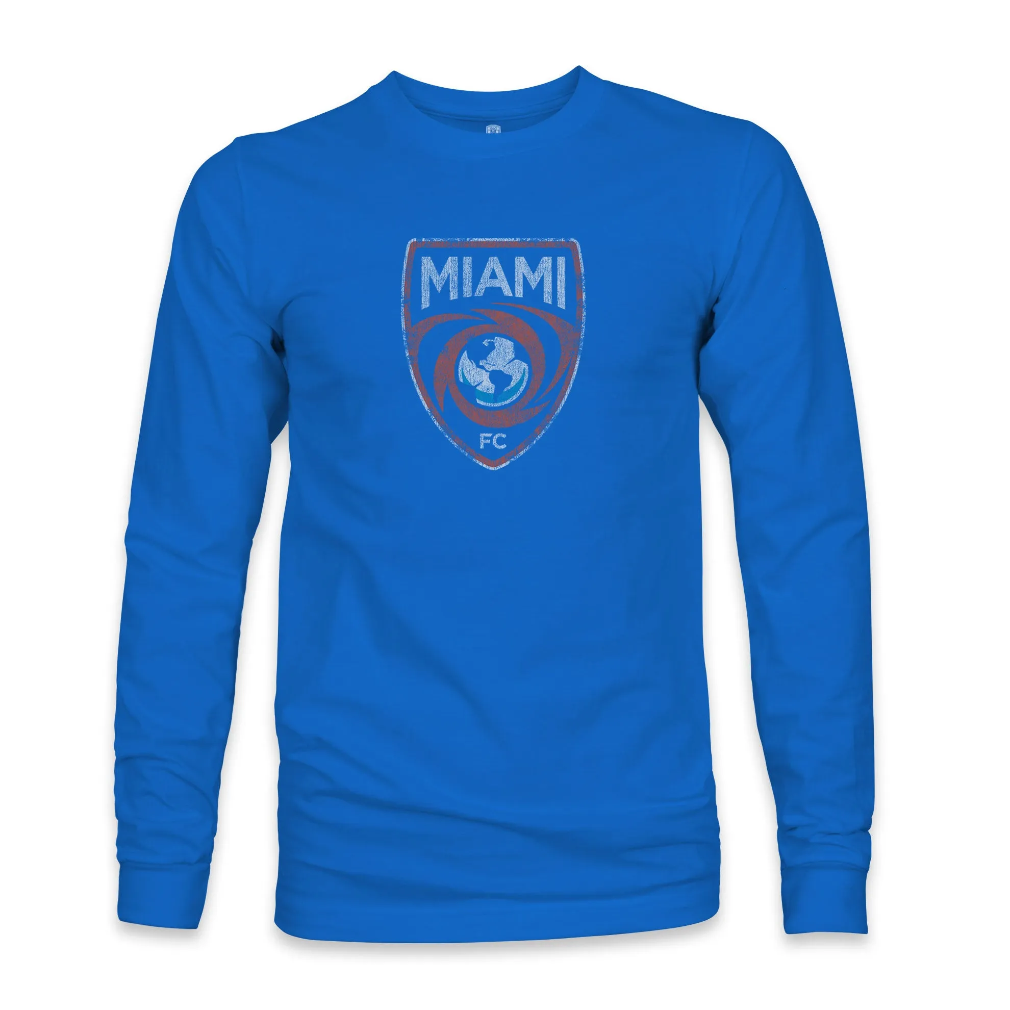 Miami FC Color Badge Cotton Long Sleeve T-Shirt - Royal