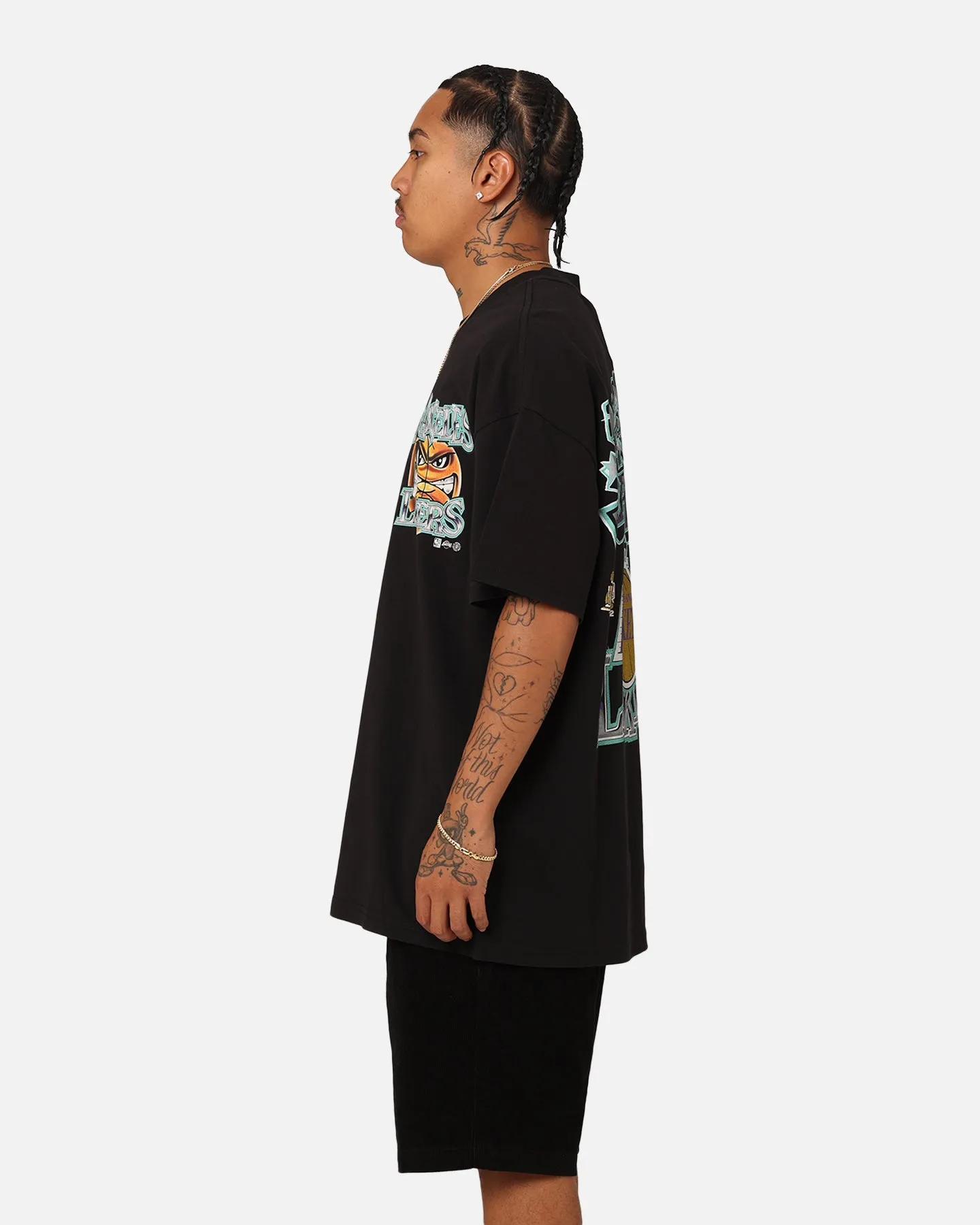 Mitchell & Ness Los Angeles Lakers Graffiti T-Shirt Black