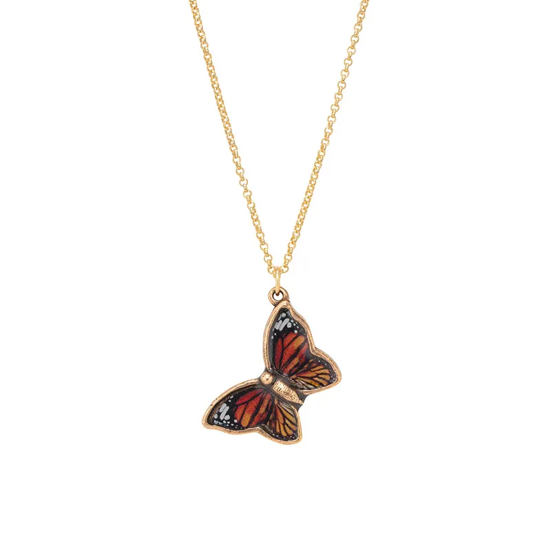 Monarch Butterfly Necklace
