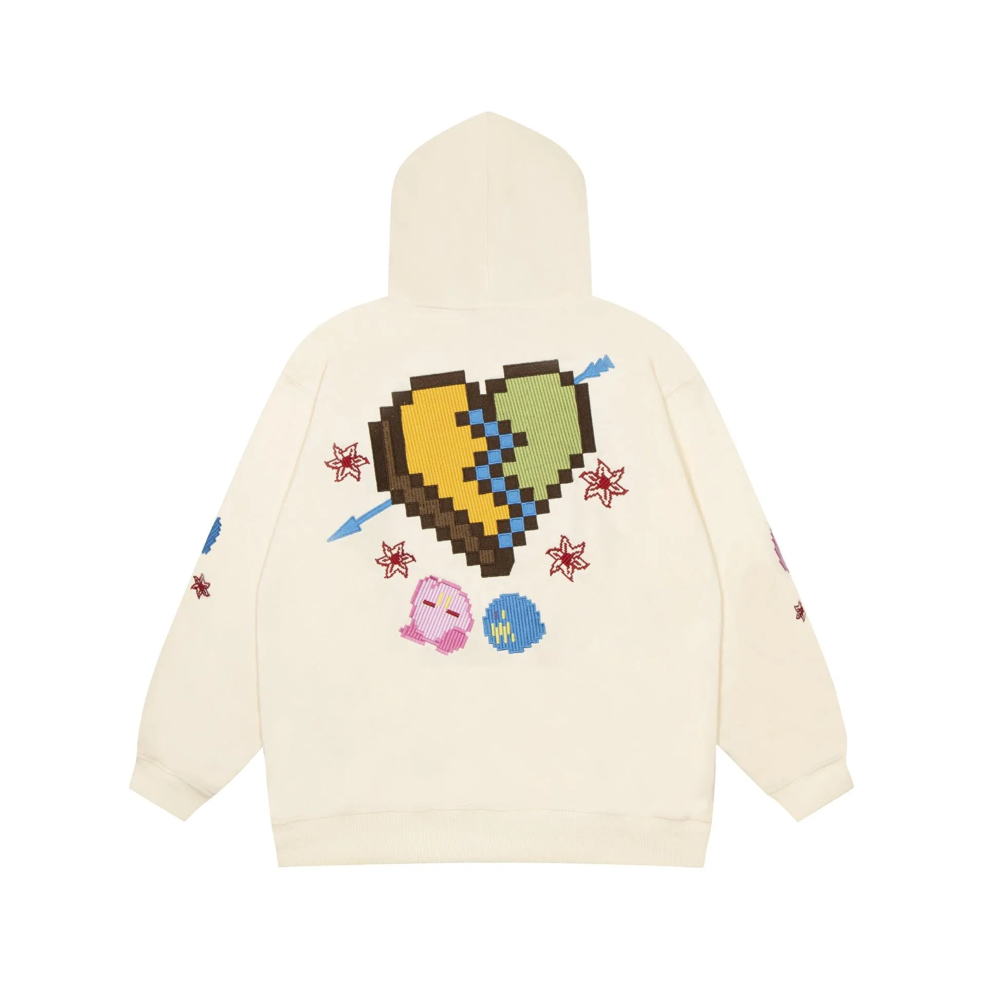 New BK Series Men's And Women's Identical Graffiti Printed Cardigan Hoodie