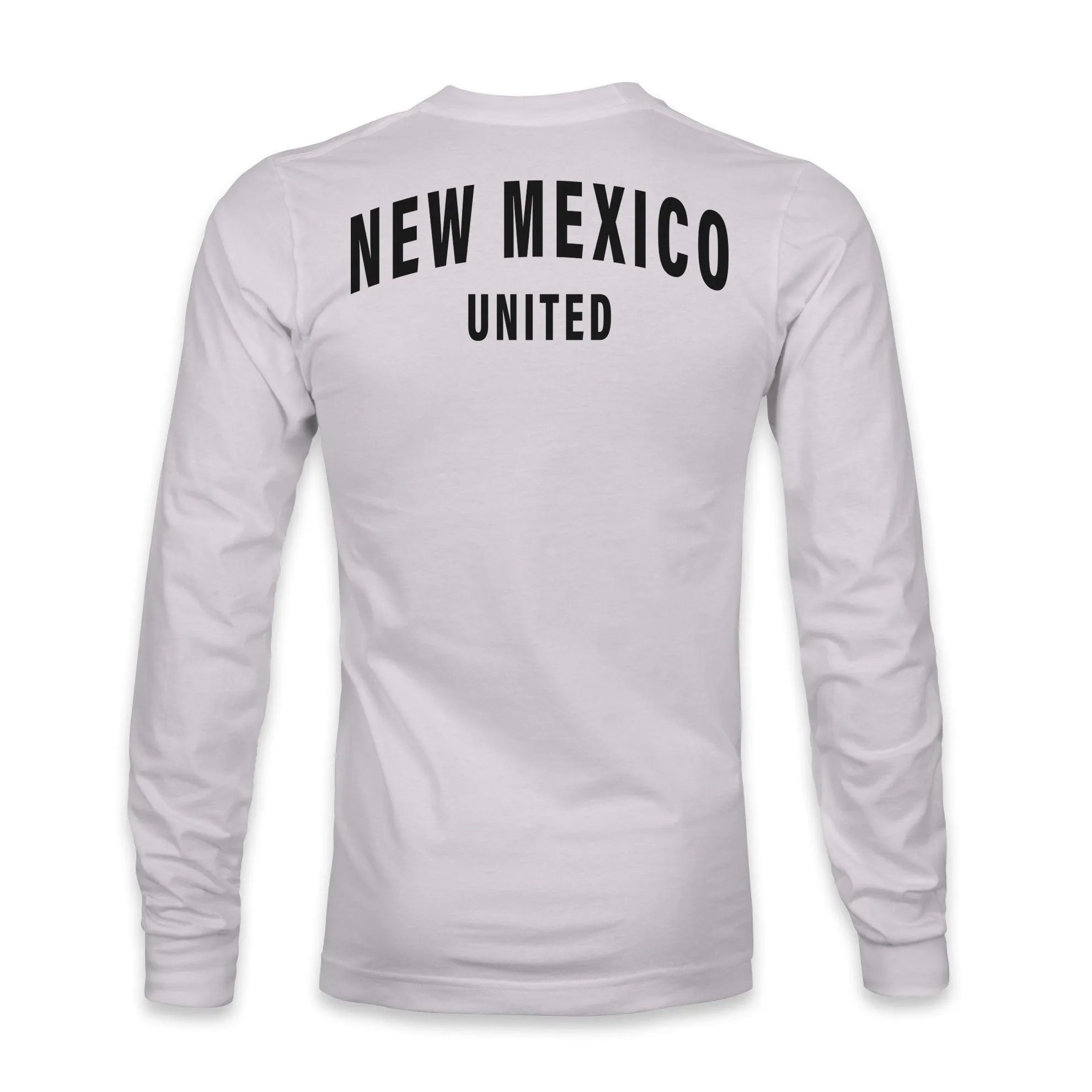 New Mexico United Team Arch Cotton Long Sleeve T-Shirt - Silver