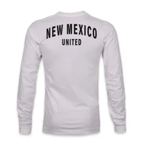 New Mexico United Team Arch Cotton Long Sleeve T-Shirt - Silver