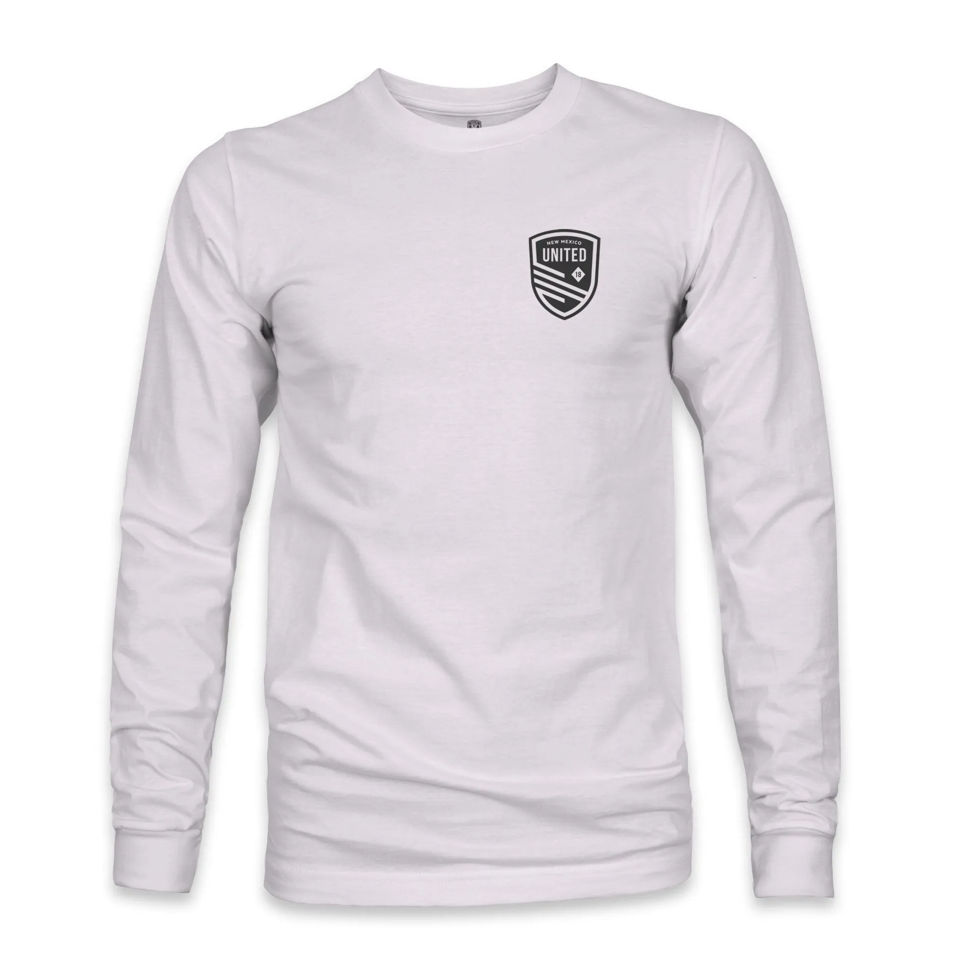 New Mexico United Team Arch Cotton Long Sleeve T-Shirt - Silver