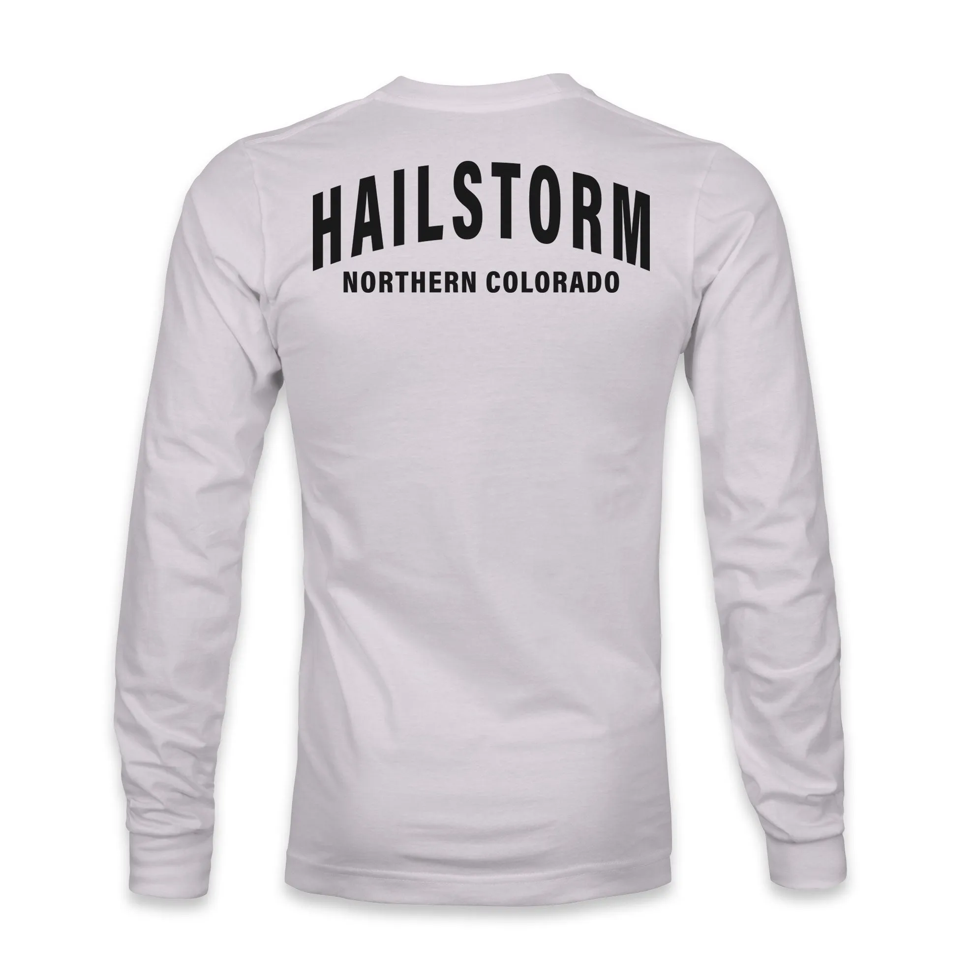 Northern Colorado Hailstorm Team Arch Cotton Long Sleeve T-Shirt - Silver