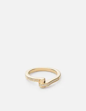 Nyx Ring, 14k Gold Pavé