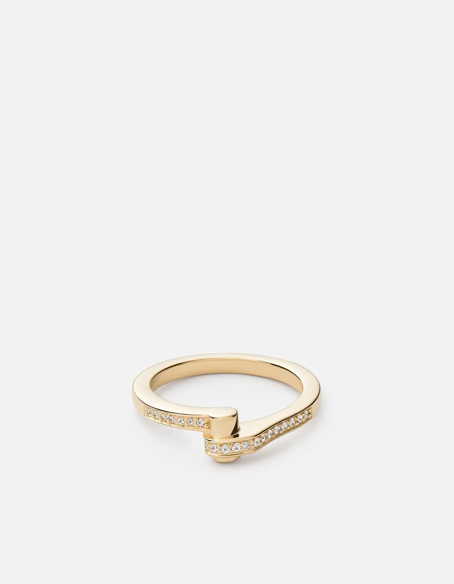 Nyx Ring, 14k Gold Pavé