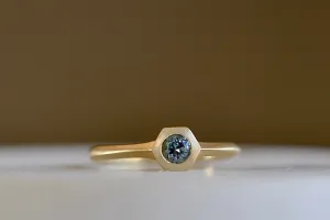 Petite Hexagon Sapphire Stacking Band