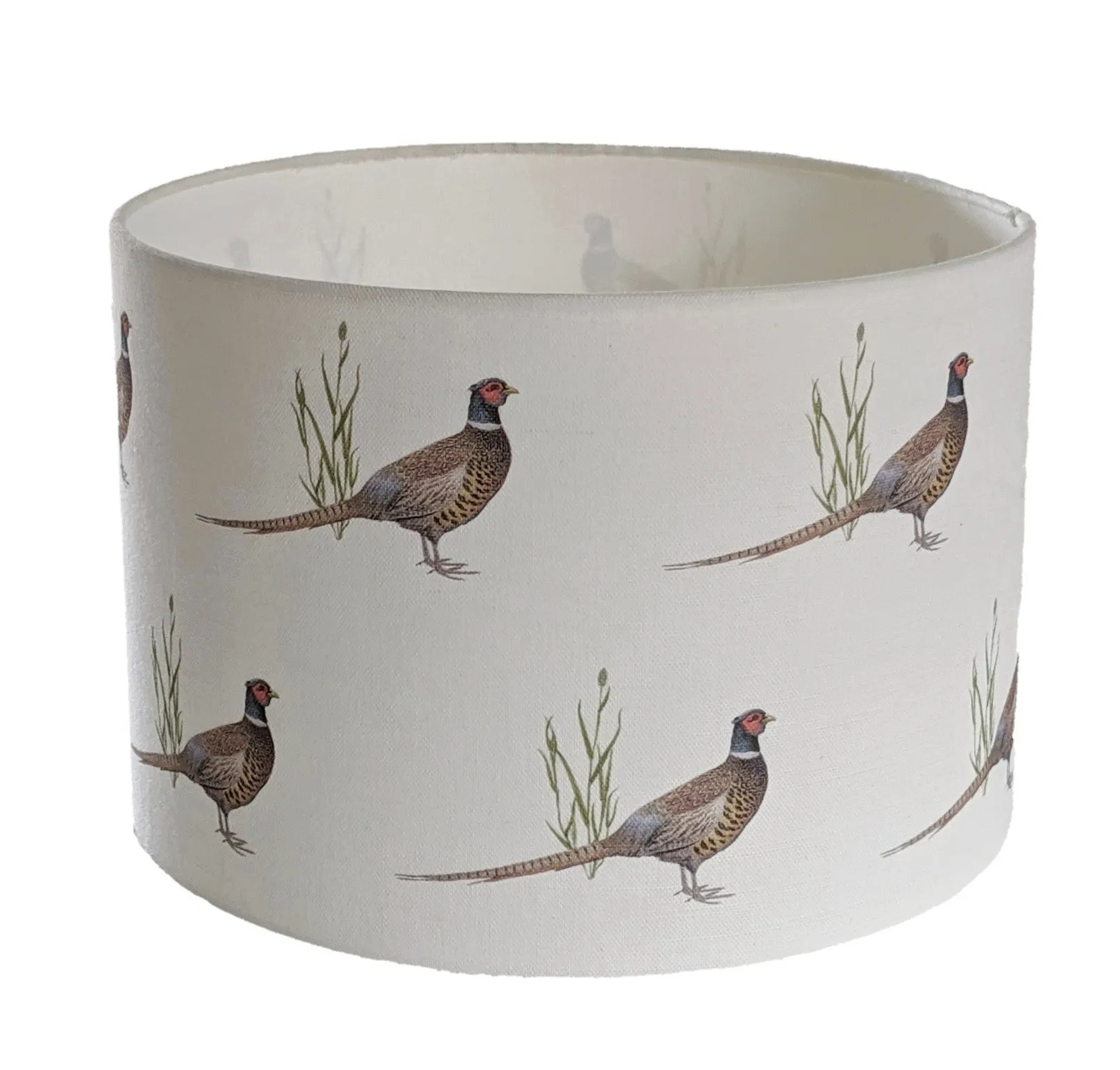 Pheasants Lampshade for a ceiling pendant -  20cm, 30cm and 40cm