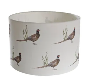 Pheasants Lampshade for a ceiling pendant -  20cm, 30cm and 40cm