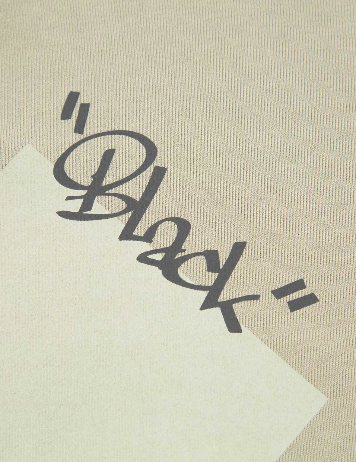 Quotation Mark Print Sweatshirt