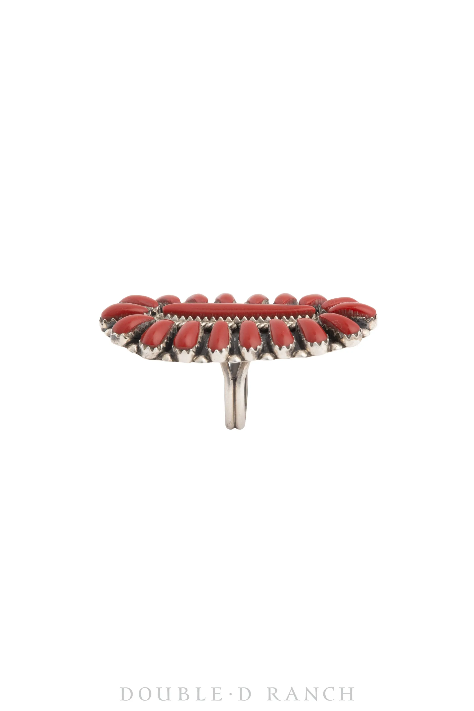 Ring, Cluster, Coral, Hallmark, Contemporary, 1316