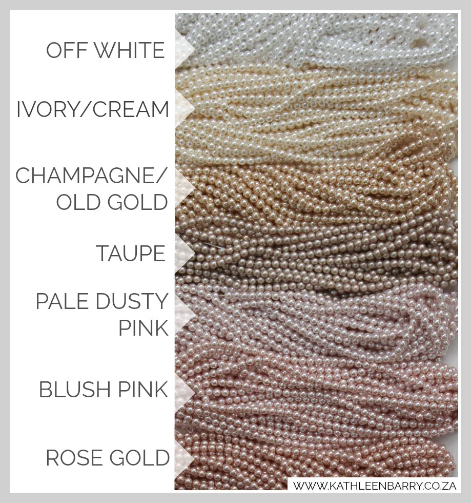 Rozelle single strand pearl bracelet - Available in Rose Gold and gold finish