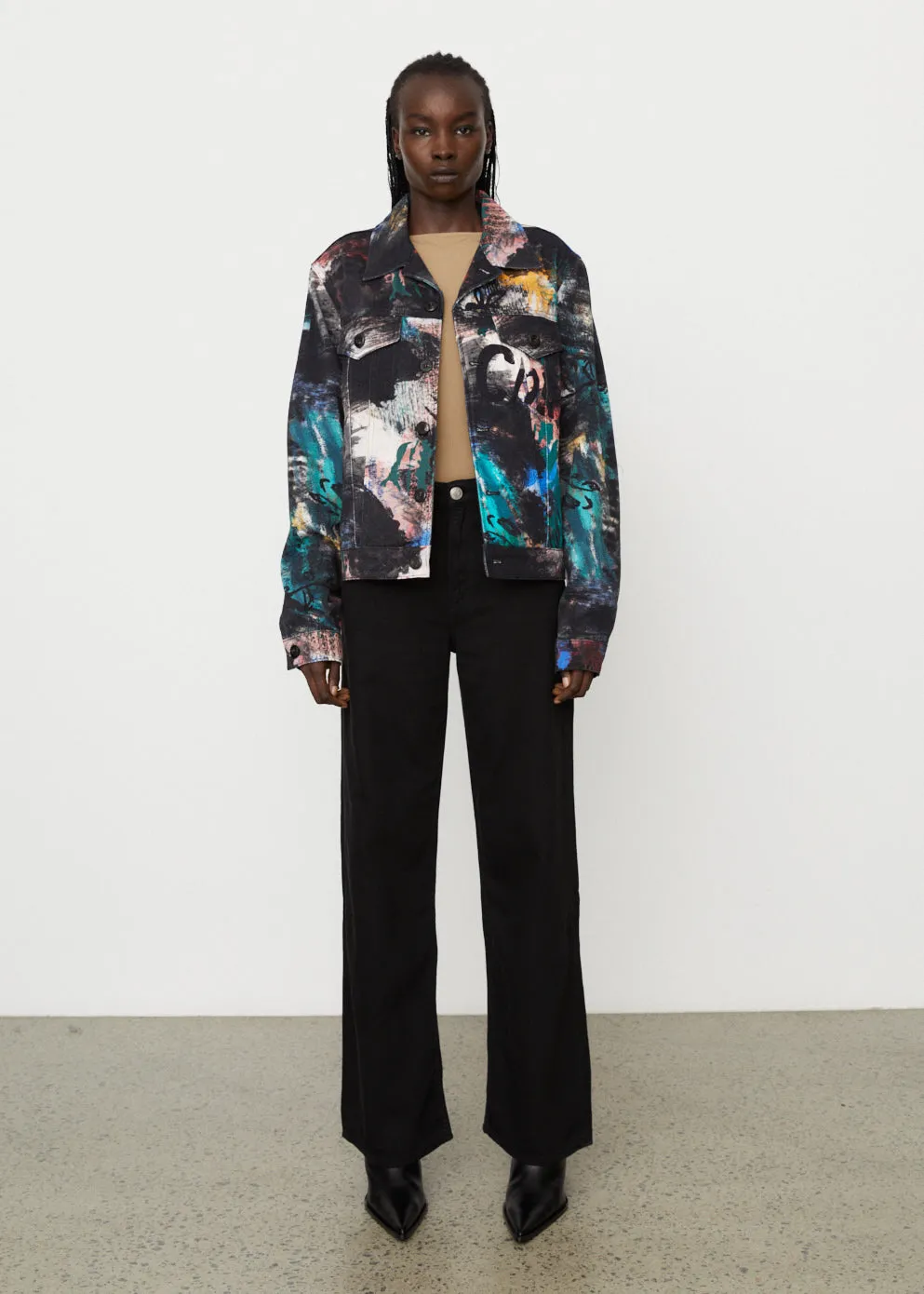 Scratch Denim Jacket
