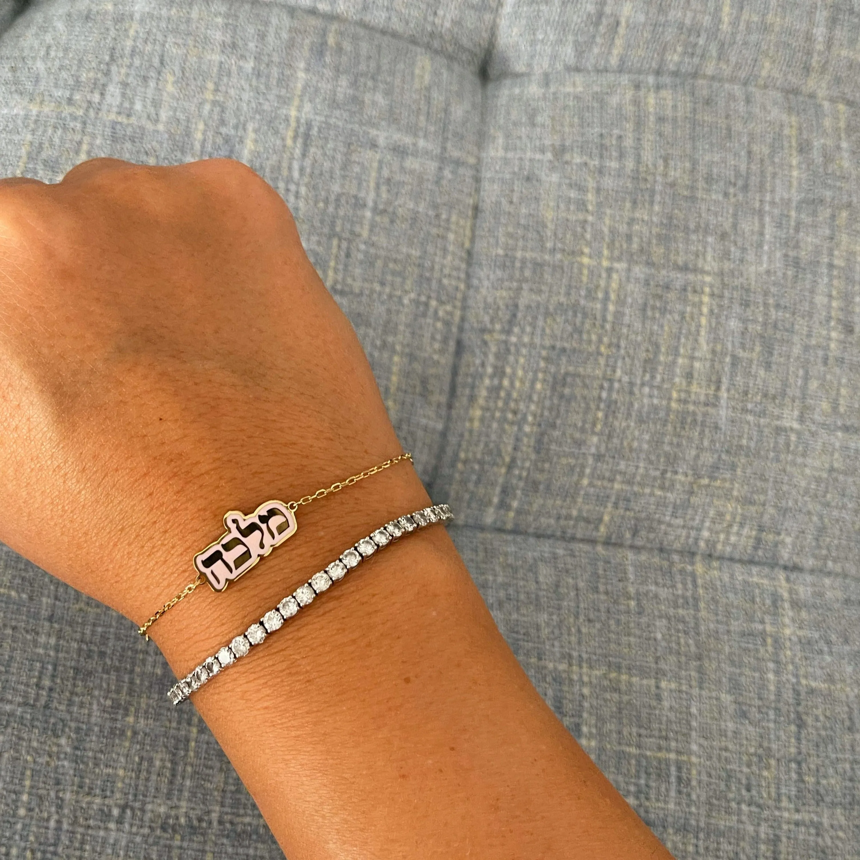Shiley Enamel Bubble Bracelet