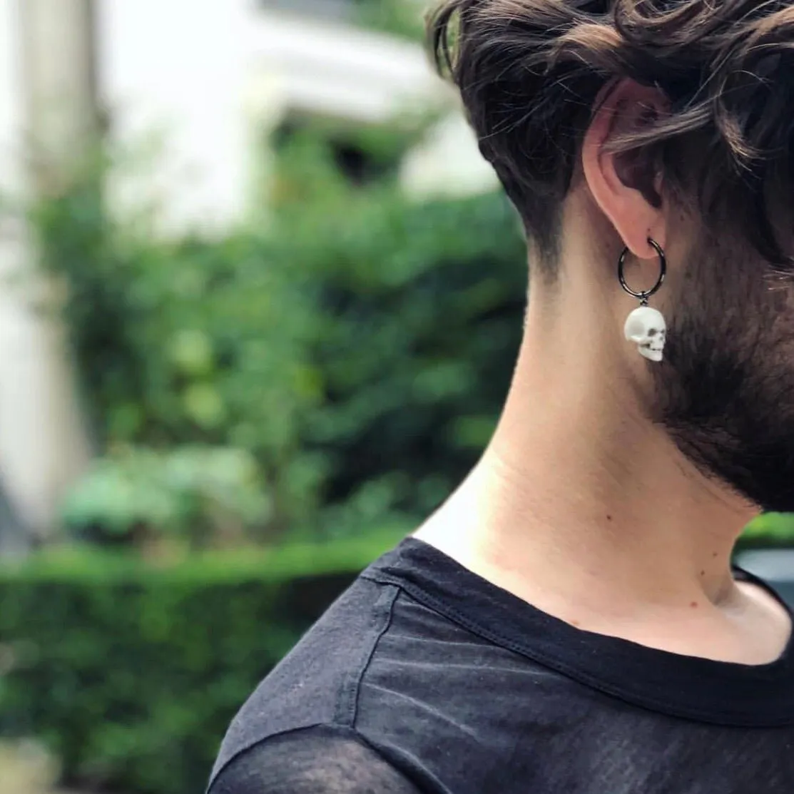 Skull earring