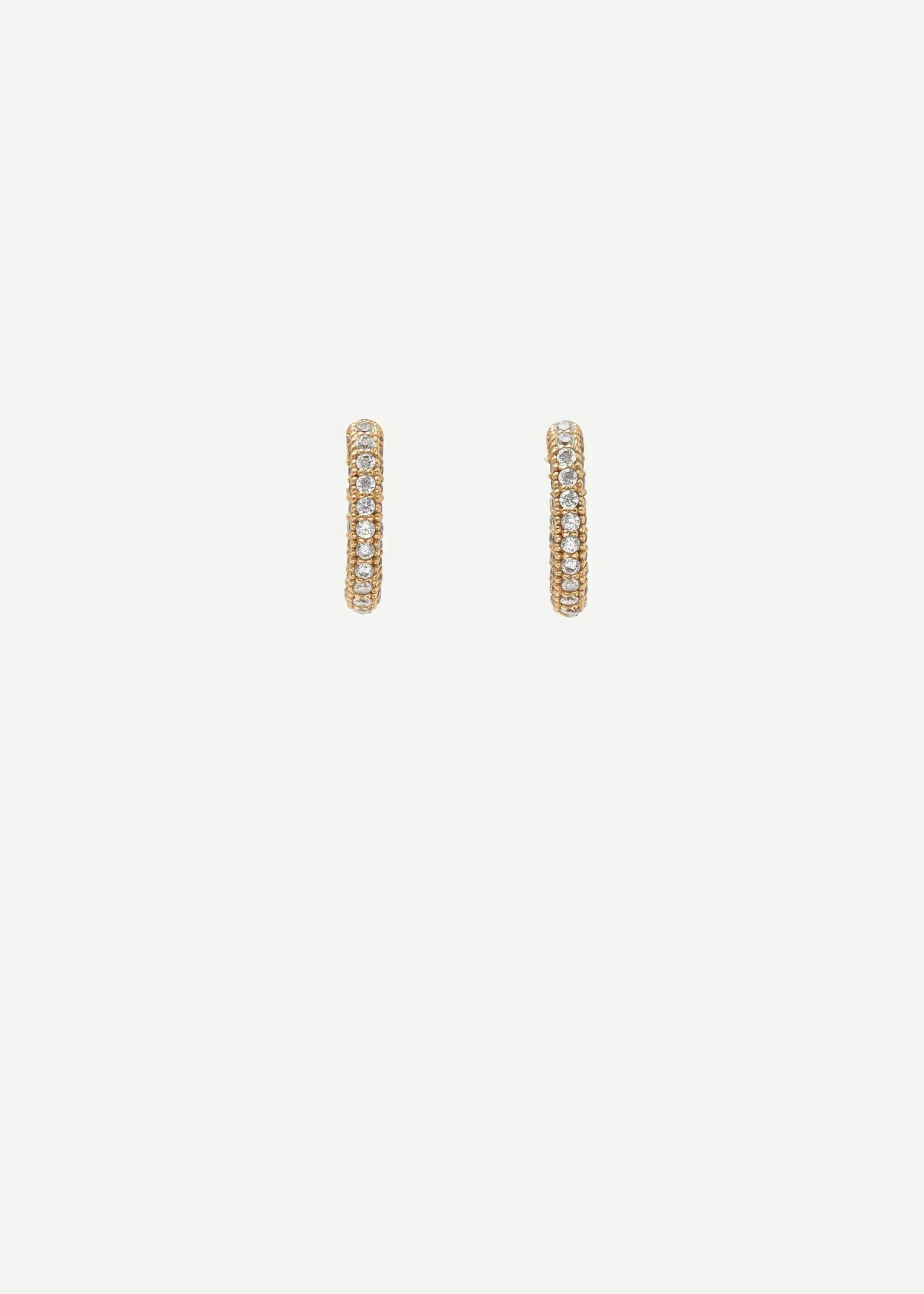 Stoned Hoop Earring Midi