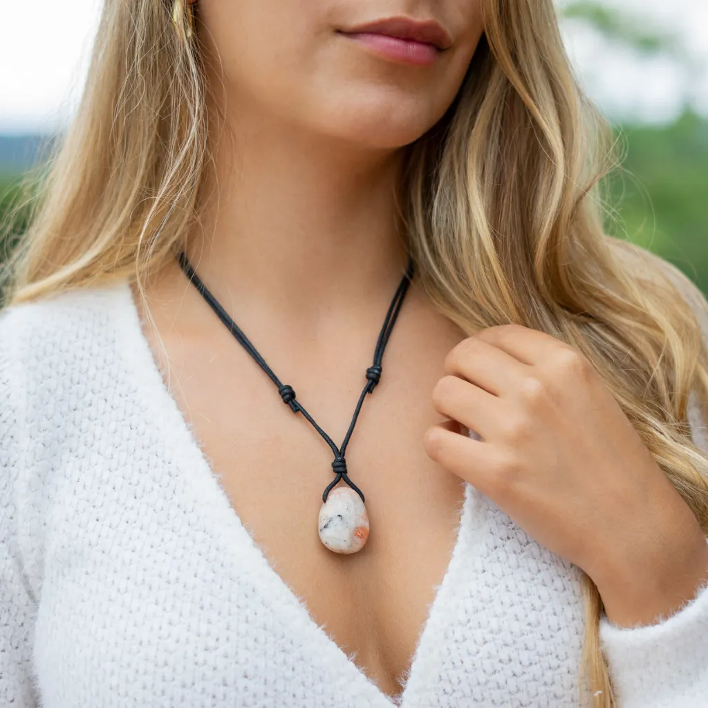 Sunstone Glow Necklace | Radiant Confidence – Luck Strings