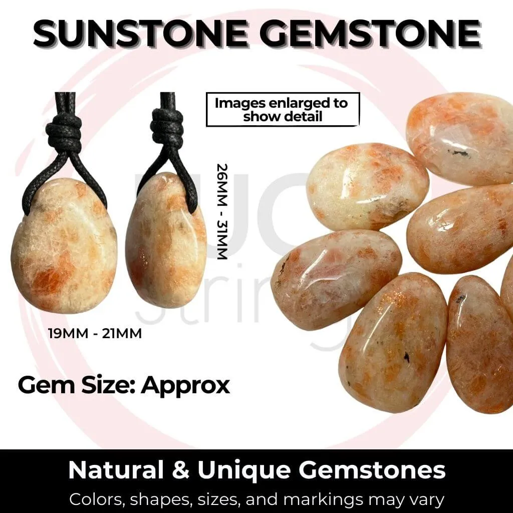 Sunstone Glow Necklace | Radiant Confidence – Luck Strings