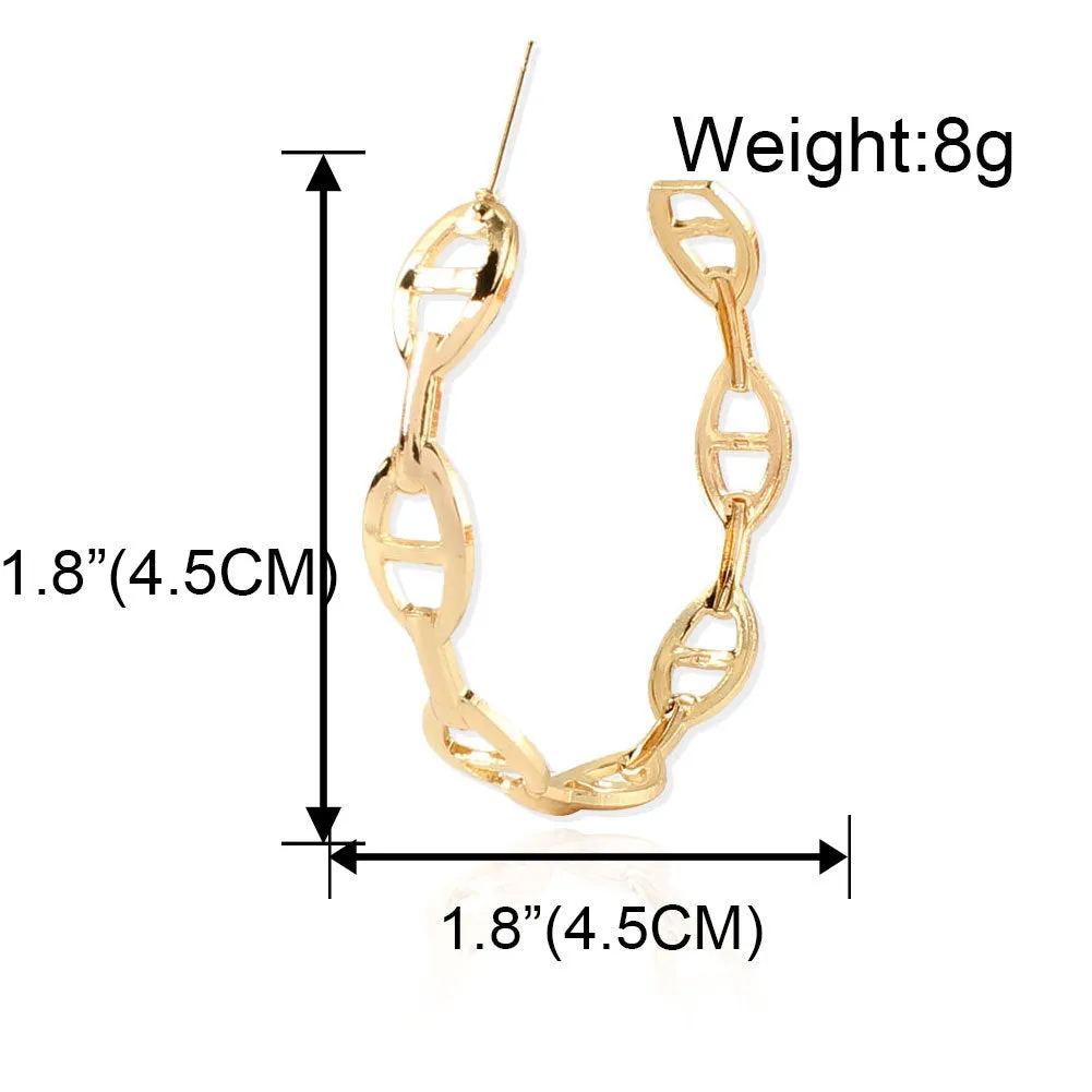 Sweet Cool Fashion Simple Earrings