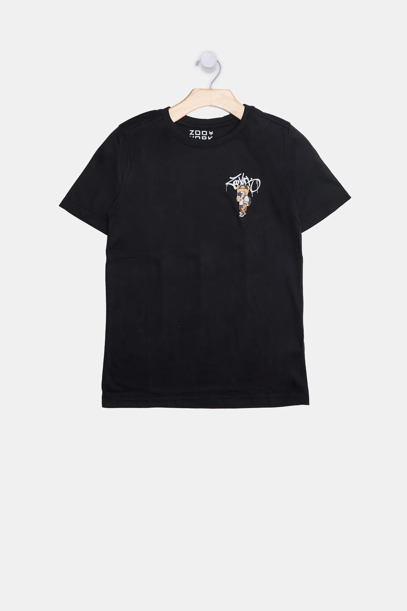 T-shirt imprimé graffiti et ourson Zoo York junior