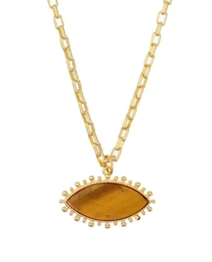 Talis Chains Tiger Eye Pendant Necklace