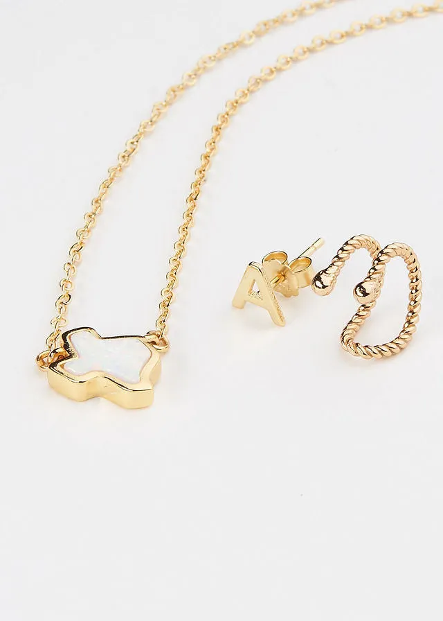 Texas Necklace in Opal