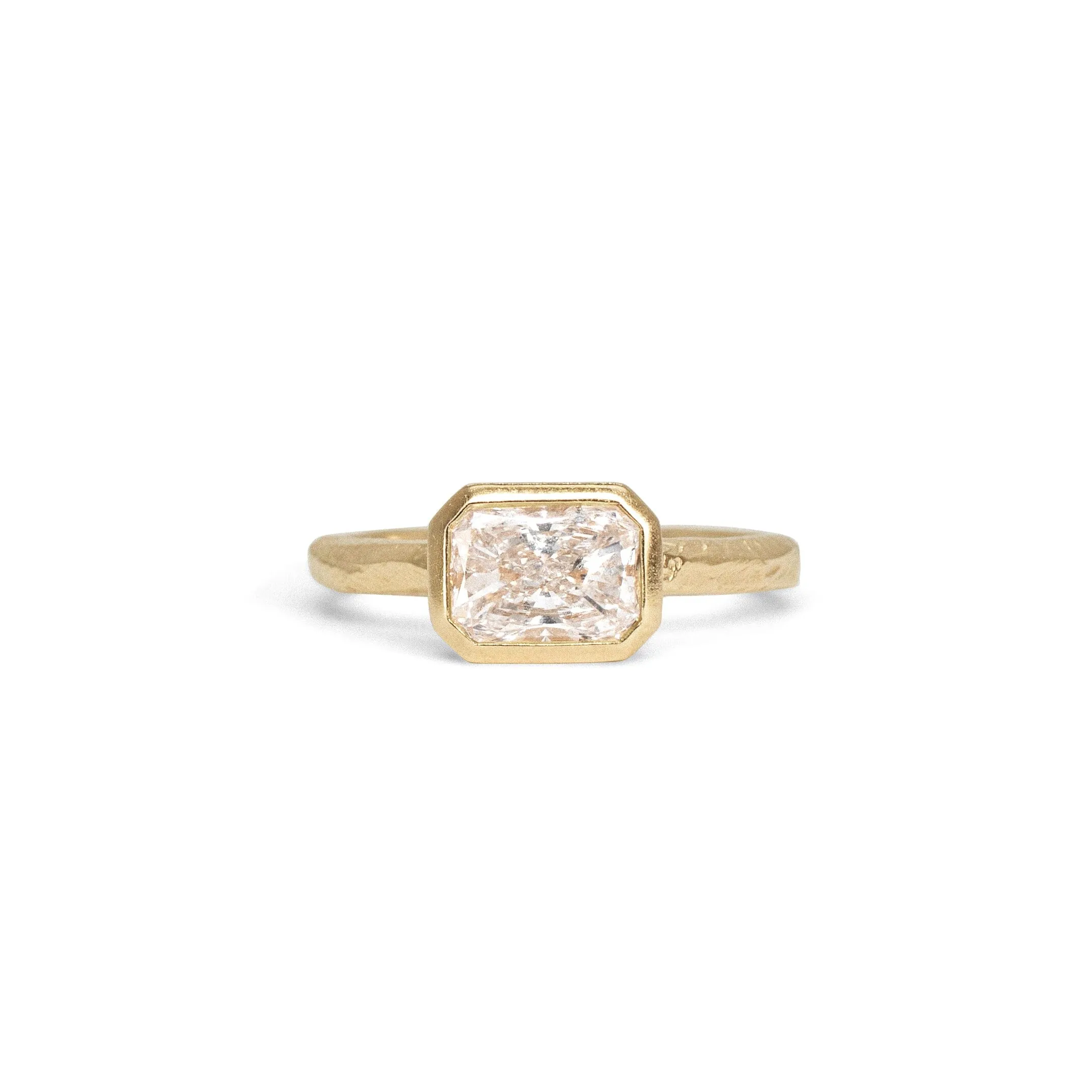 The Atlantic 0.91 Radiant Cut Diamond Engagement Ring