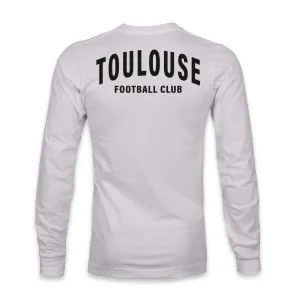 Toulouse FC Team Arch Cotton Long Sleeve T-Shirt - Silver