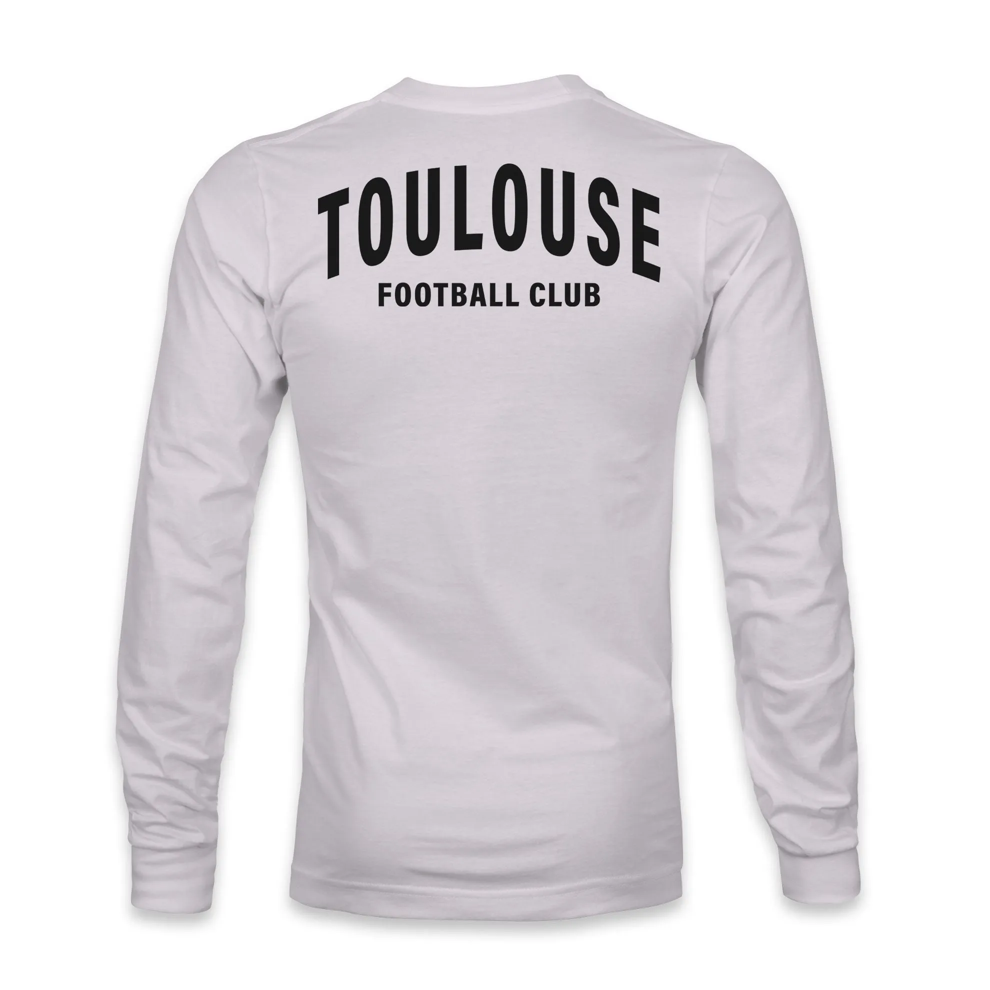 Toulouse FC Team Arch Cotton Long Sleeve T-Shirt - Silver