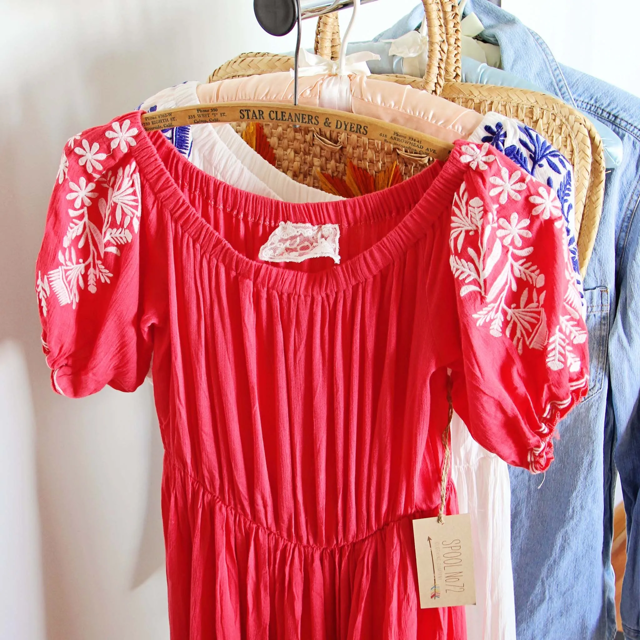 Tulum Maxi Dress in Coral