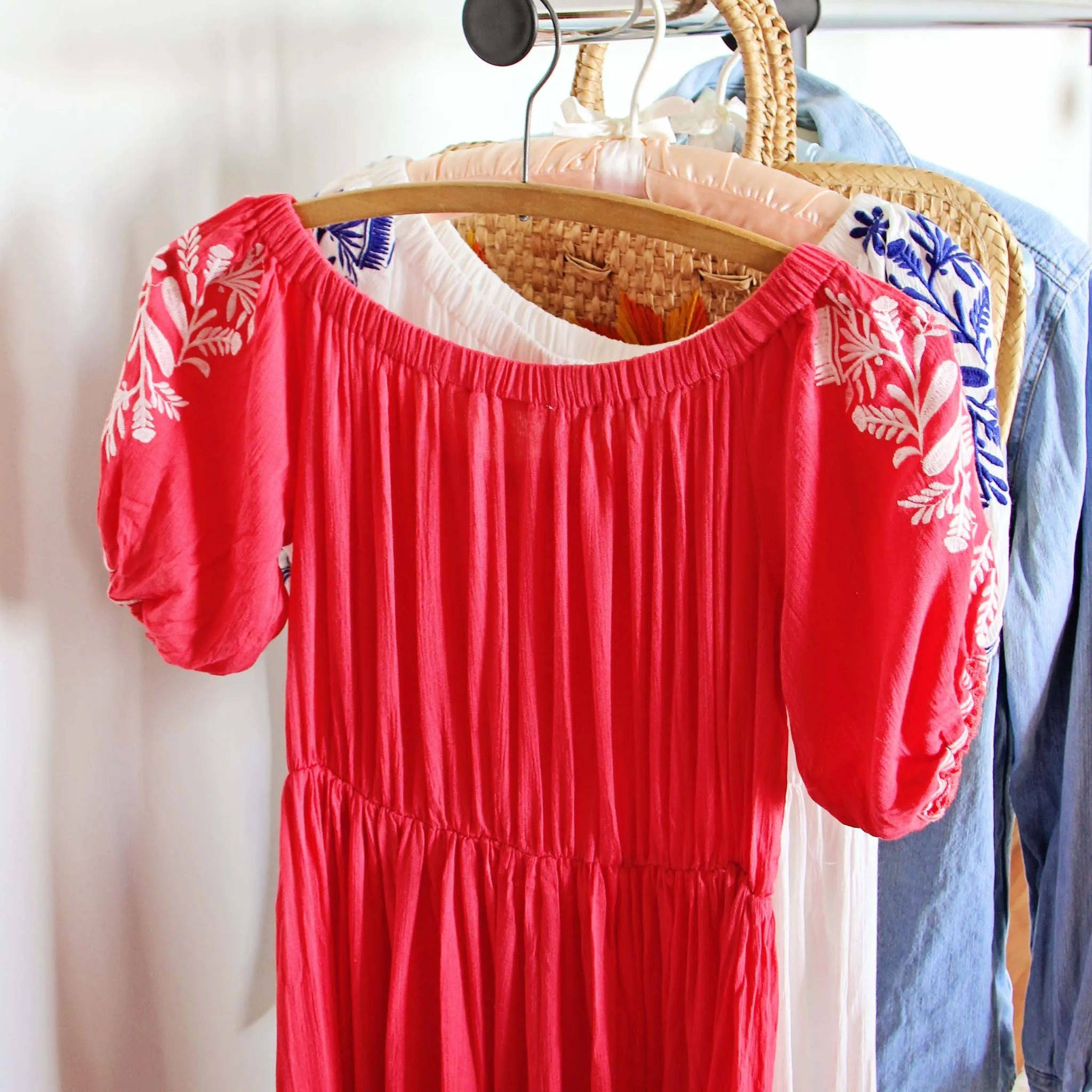 Tulum Maxi Dress in Coral