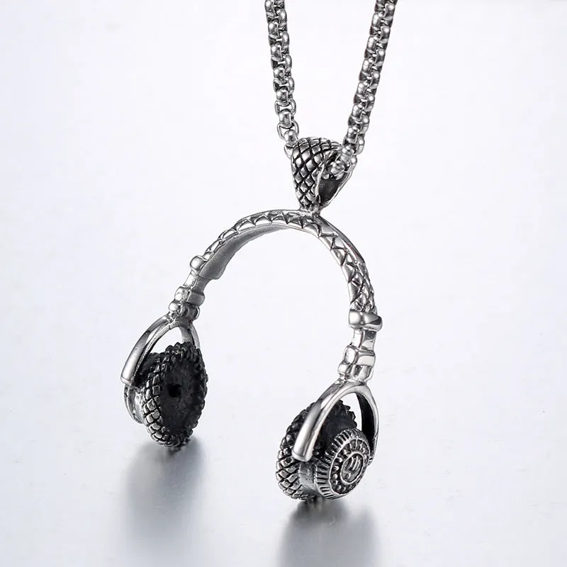 Urban Style Titanium Steel Hip-Hop Pendant for Men - Retro Personalized Jewelry