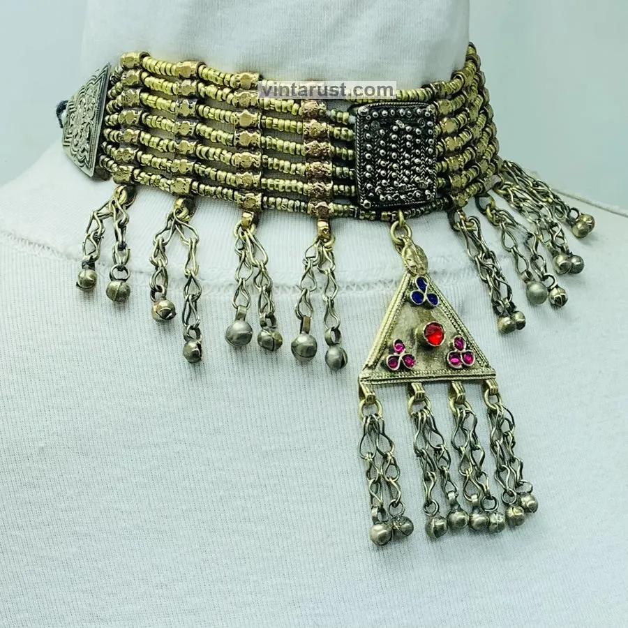 Vintage Bohemian Statement Choker Necklace