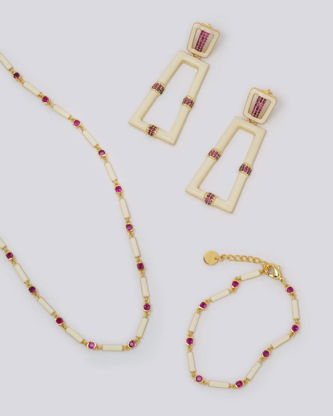 White Enamel Set