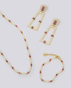 White Enamel Set